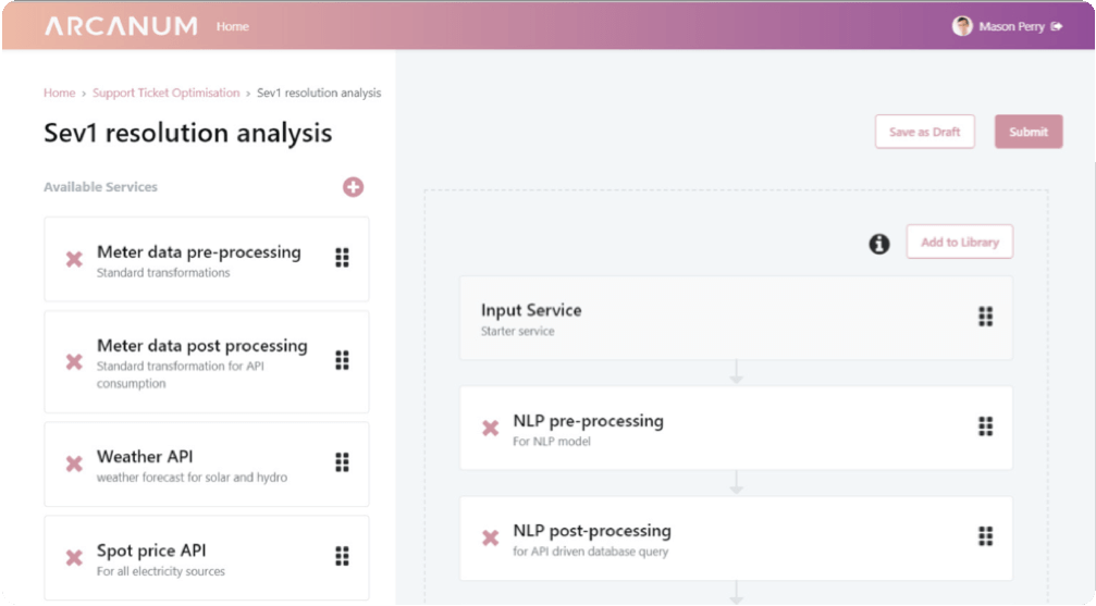 accelerate application screenshot