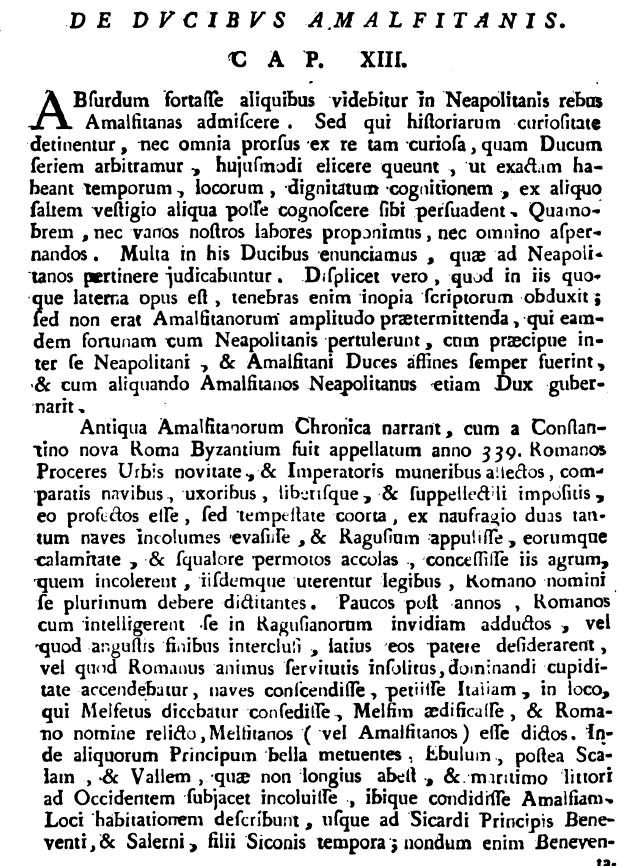Capaccio, p. 150, lib. II
