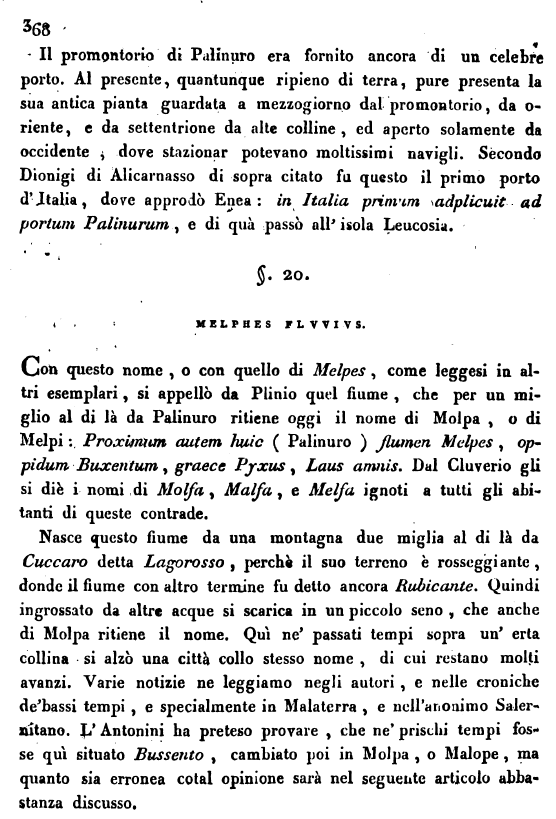 Romanelli, su Molpa, p. 368