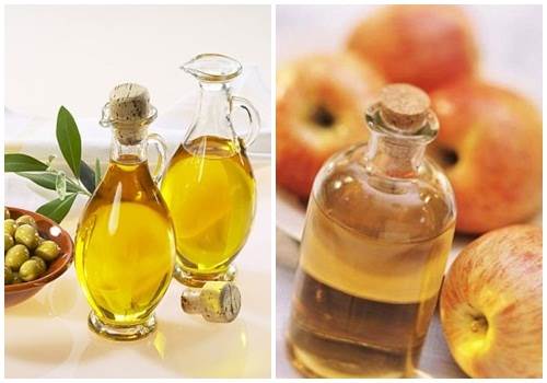 Dầu oliu và giấm táo giúp làm đẹp răng tự nhiên tại nhà