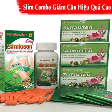 Slimtosen và Slimutea giảm cân lấy lại vóc dáng thon gọn cân đối