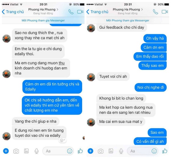 Review sữa rửa mặt Edally