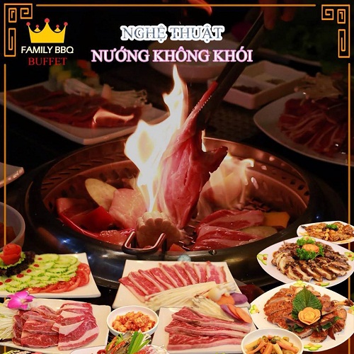 family bbq buffet - nghệ thuật nướng không khói