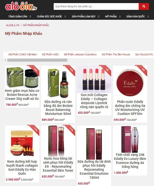 những shop mỹ phẩm tại tuyên quang