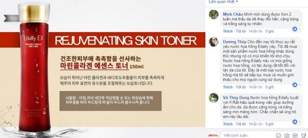 Review nước hoa hồng Edally Ex