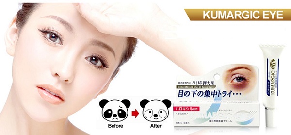 Review kem trị thâm mắt Kumargic Eyes Nhật Bản