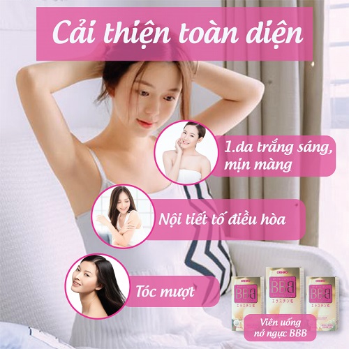 Review viên uống nở ngực BBB Nhật Bản có tốt không