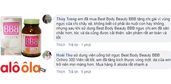Review viên uống nở ngực BBB Nhật Bản có tốt không
