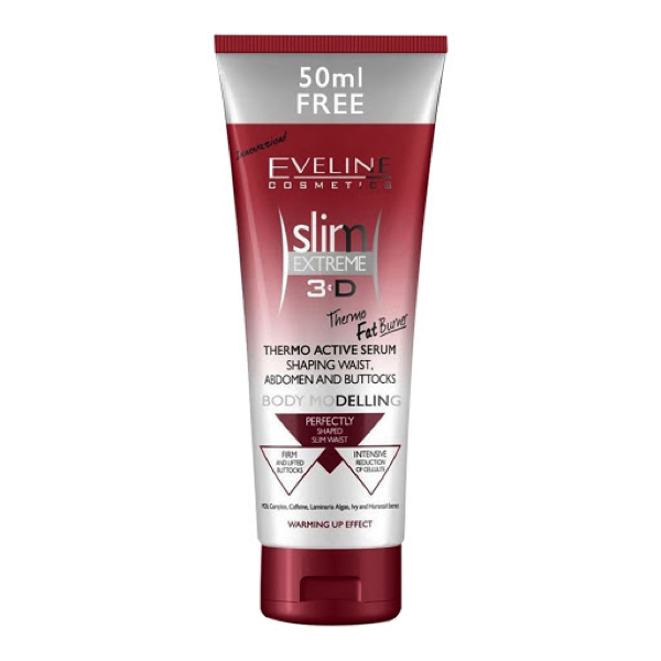 Kem tan mỡ bụng Eveline Slim Extreme 3D