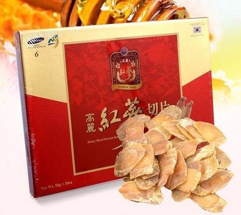 sâm tẩm mật ong sambok food cắt lát tiện lợi khi sử dụng