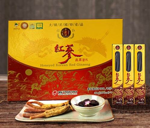 sâm tẩm mật ong nguyên củ hộp 10 củ của hàn quốc