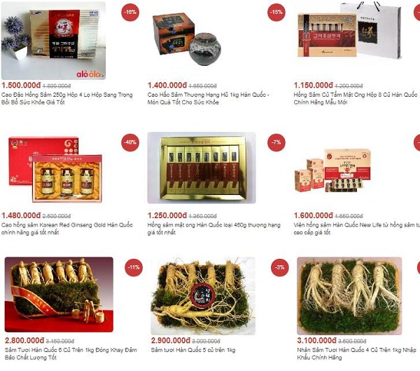 mua nhân sâm hàn quốc ở đâu tốt nhất?