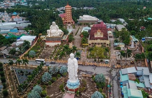 chùa vĩnh tràng - điểm du lịch tiền giang