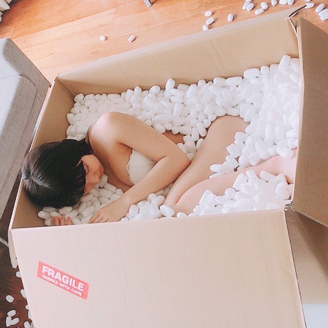 Chỉ cao 1m49 nhưng sở hữu vòng một siêu khủng, nàng hot girl được gọi là tiểu Yua Mikami dù vẫn còn đang là sinh viên - Ảnh 8.