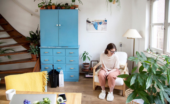 Căn hộ nhỏ vọn vẹn 30m² nhưng góc nào cũng quá đỗi dễ thương của cô gái độc thân - Ảnh 2.
