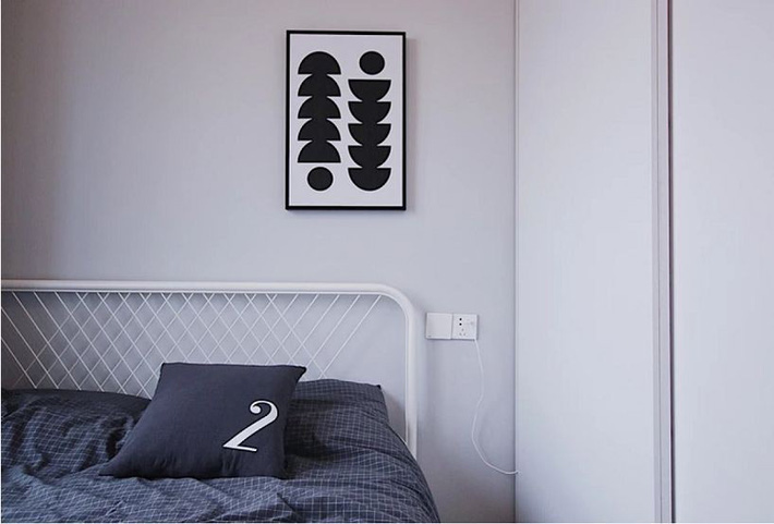 Căn hộ 70m² trên tầng 33 đẹp hút hồn với thiết kế gạch sàn bếp hình lục giác độc đáo - Ảnh 12.