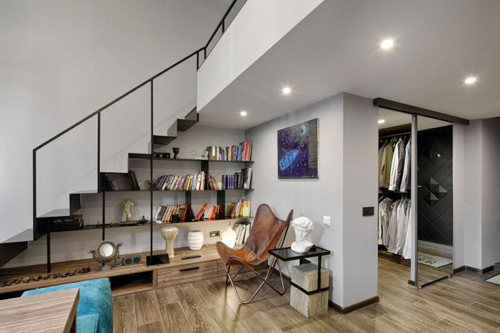 Chỉ nhờ 1 bí quyết, căn phòng 35m² trở thành căn hộ nhỏ có không gian thoáng đãng và lôi cuốn đến khó tin - Ảnh 7.