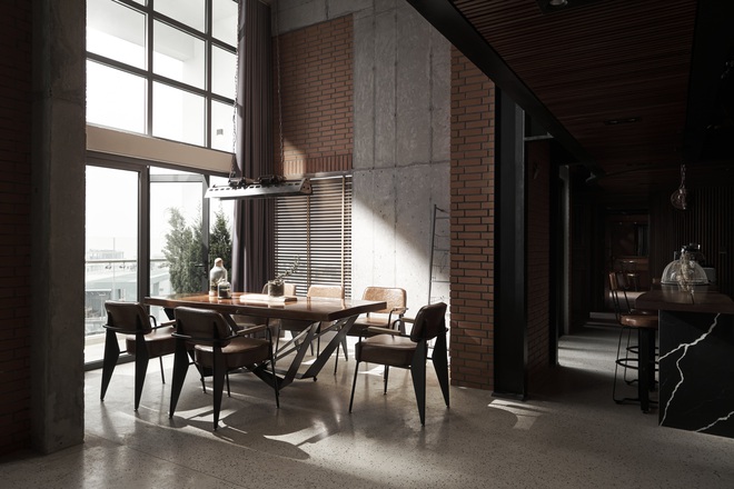 Căn penthouse ven Hà Nội gây choáng với vẻ hầm hố, đậm chất nghệ sĩ - 3