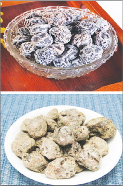 Ô mai mơ (quả mơ được chế biến, phơi hay sấy khô).