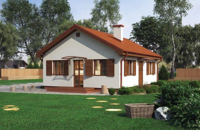 nhà cấp 4 phong cách cổ điển