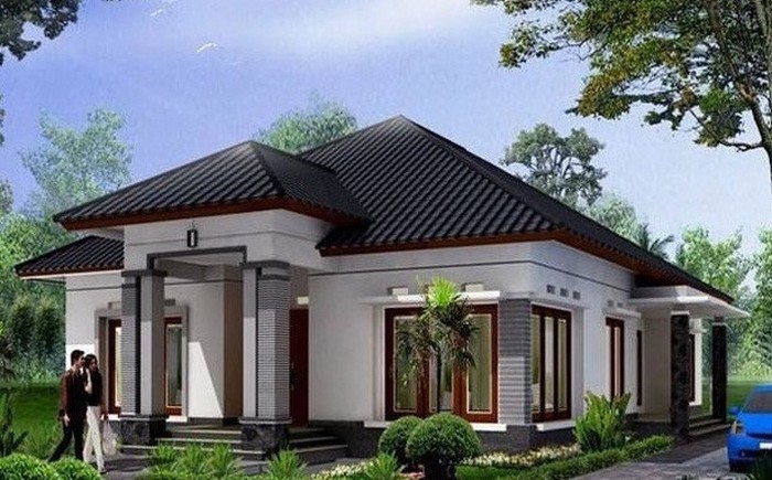 mẫu nhà 1 tầng rộng 150m2
