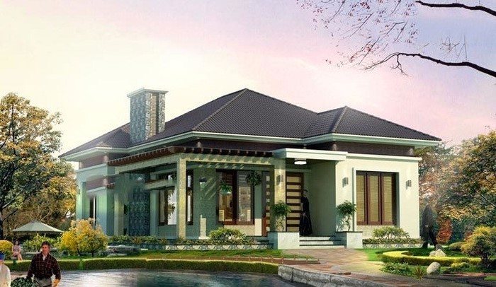 mẫu biệt thự vườn hiện đại