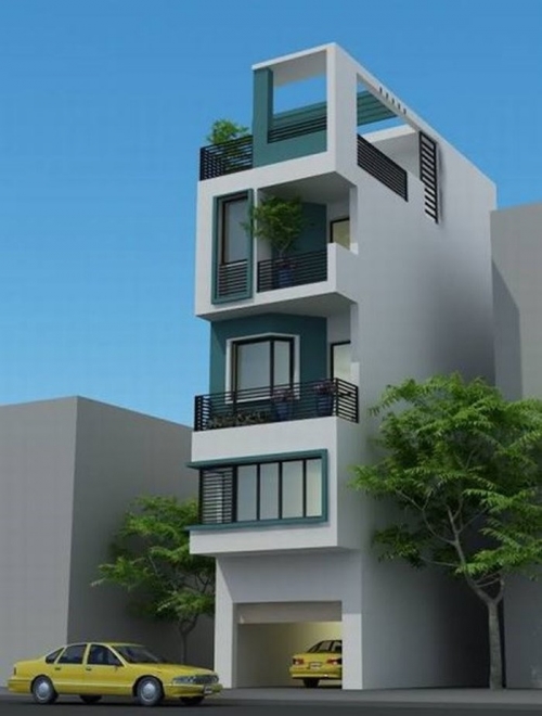 thiết kế nhà phố ấn tượng