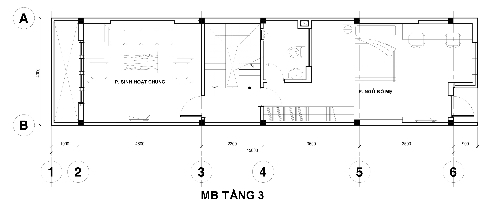 mặt bằng tầng 3