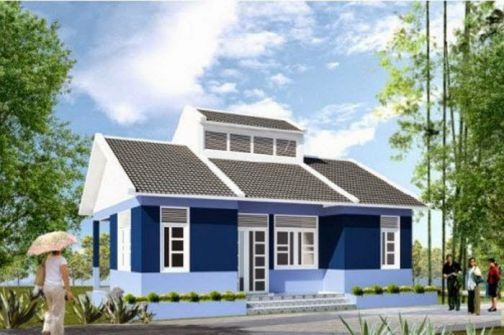 Ngôi nhà có thiết kế đơn giản