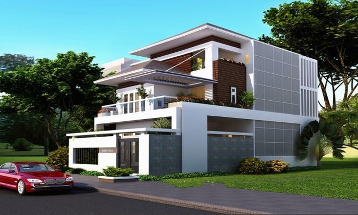 Biệt thự gây ấn tượng với người ngắm