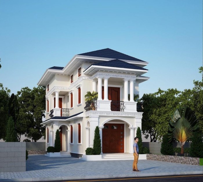 Biệt thự mang phong cách kiến trúc tân cổ điển Pháp