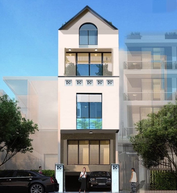 Một trong những mẫu nhà ống 50m2 điển hình tại các thành phố.