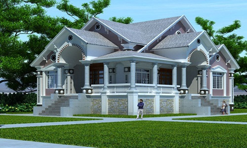 mẫu nhà vườn bán cổ điển
