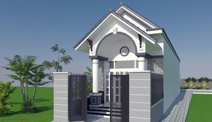 Các không gian chức năng trong nhà cấp 4 dạng ống