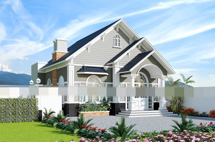 biệt thự mini mái thái