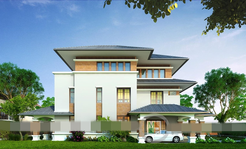 biệt thự 3 tầng