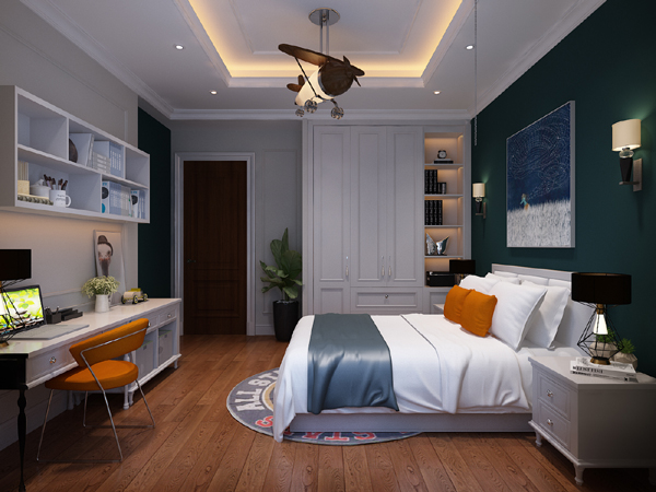 hình ảnh thiết kế phòng ngủ cho con trai