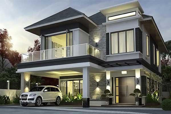 nhà vuông chắc chắn