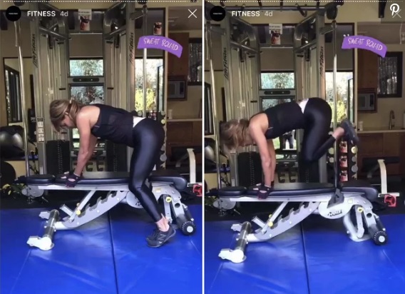 bài tập giảm mỡ bụng để có thân hình quyến rũ như Halle Berry- Động tác nhảy trên ghế băng