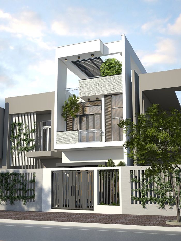 nhà phố 1 trệt 1 lầu
