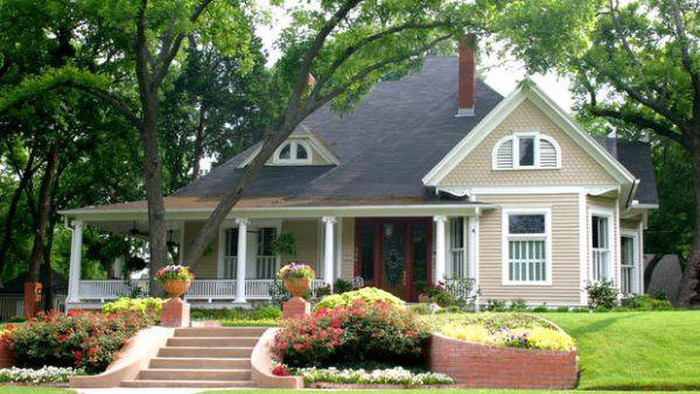 nhà vườn cấp 4 đẹp mê mẩn