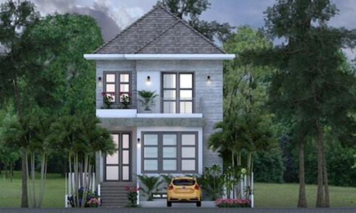 Mẫu nhà 6x10m ấn tượng