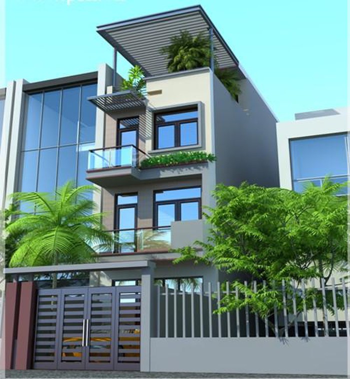 Mẫu nhà ống 6x10m