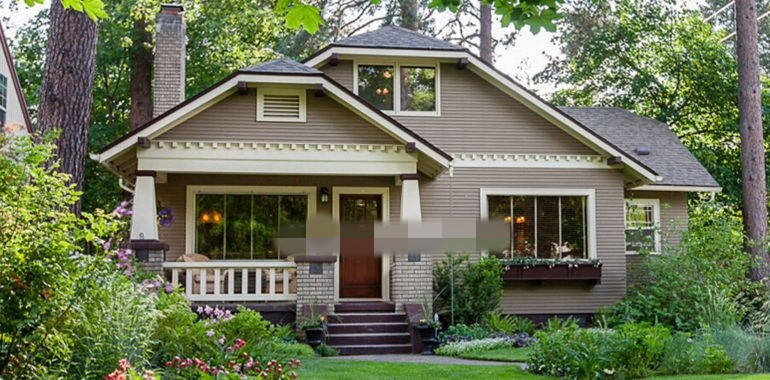 Nhà 1 tầng mái Thái phong cách kiến trúc Bungalow