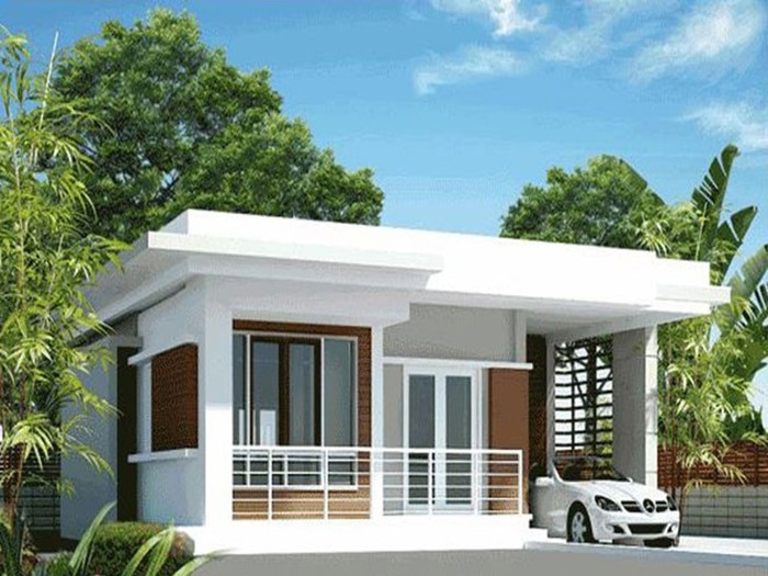 nhà cấp 4 mái bằng