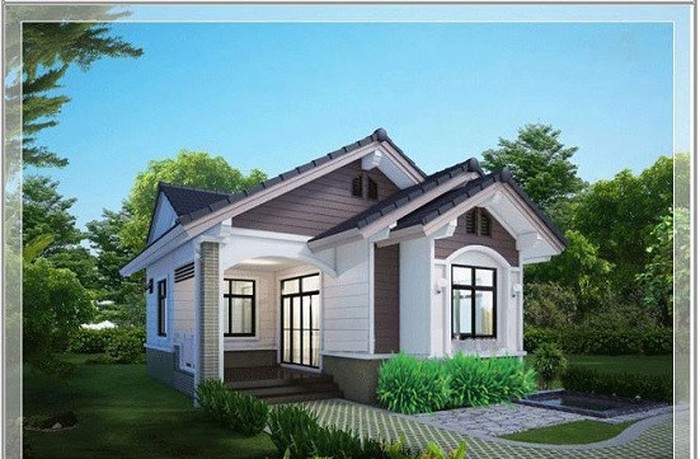 mẫu nhà cấp 4 thoáng đẹp