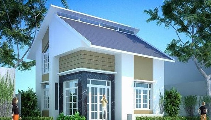 nhà cấp 4 có gác lửng