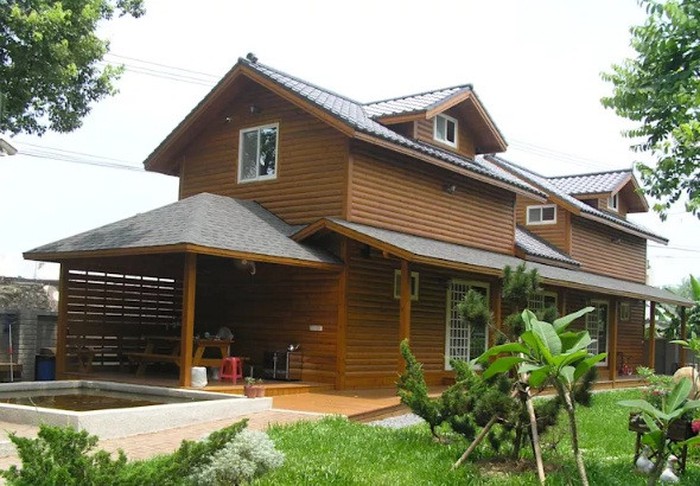 Mẫu nhà gỗ phong cách Nhật lắp ráp