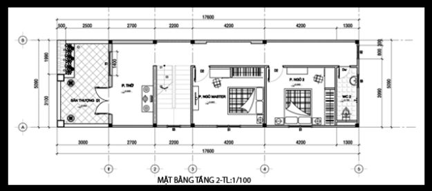 ngôi nhà ống 2 tầng mái Thái ấn tượng