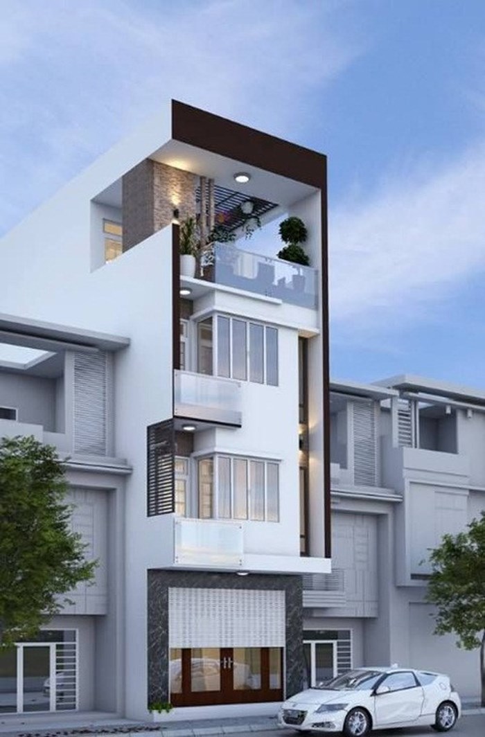 mẫu nhà 3 tầng hiện đại